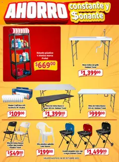 Vista previa de Soriana - Pesito Valedor Mercado: Nay, Sin, Son, nuevo folleto de la tienda, válido en México a partir del 16.10.2025 | Página: 28 | Productos: Grifo, Silla, Mesa, Foco