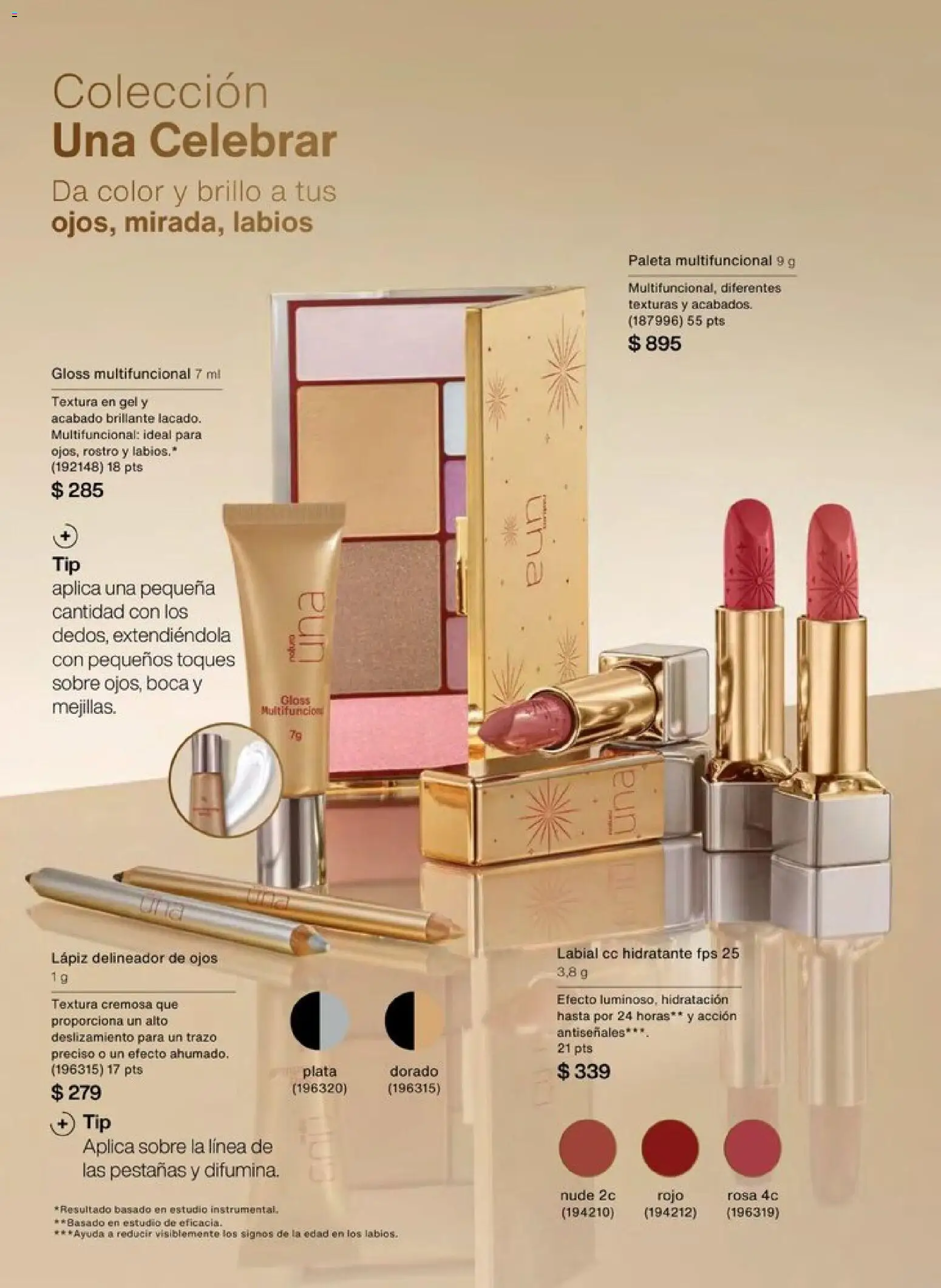 Nuevas ofertas de Natura válidas en toda la República Mexicana desde el 20.12.2025. ¡Encuentra las mejores ofertas en Natura campaña 1 2026! | Página: 57 | Productos: Paleta, Delineador de ojos, Delineador, Sobre