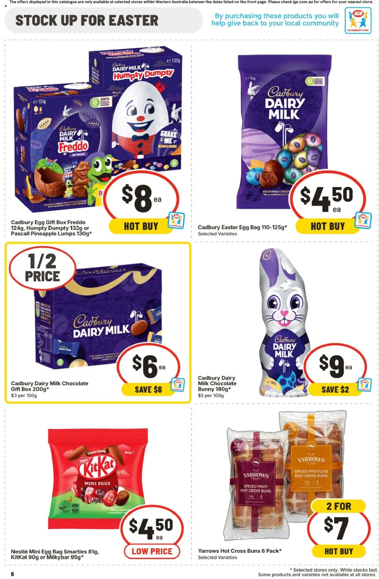 IGA catalogue - valid from 11.03.2026 | Page: 6 | Products: Box, Milk, Dairy, Pineapple