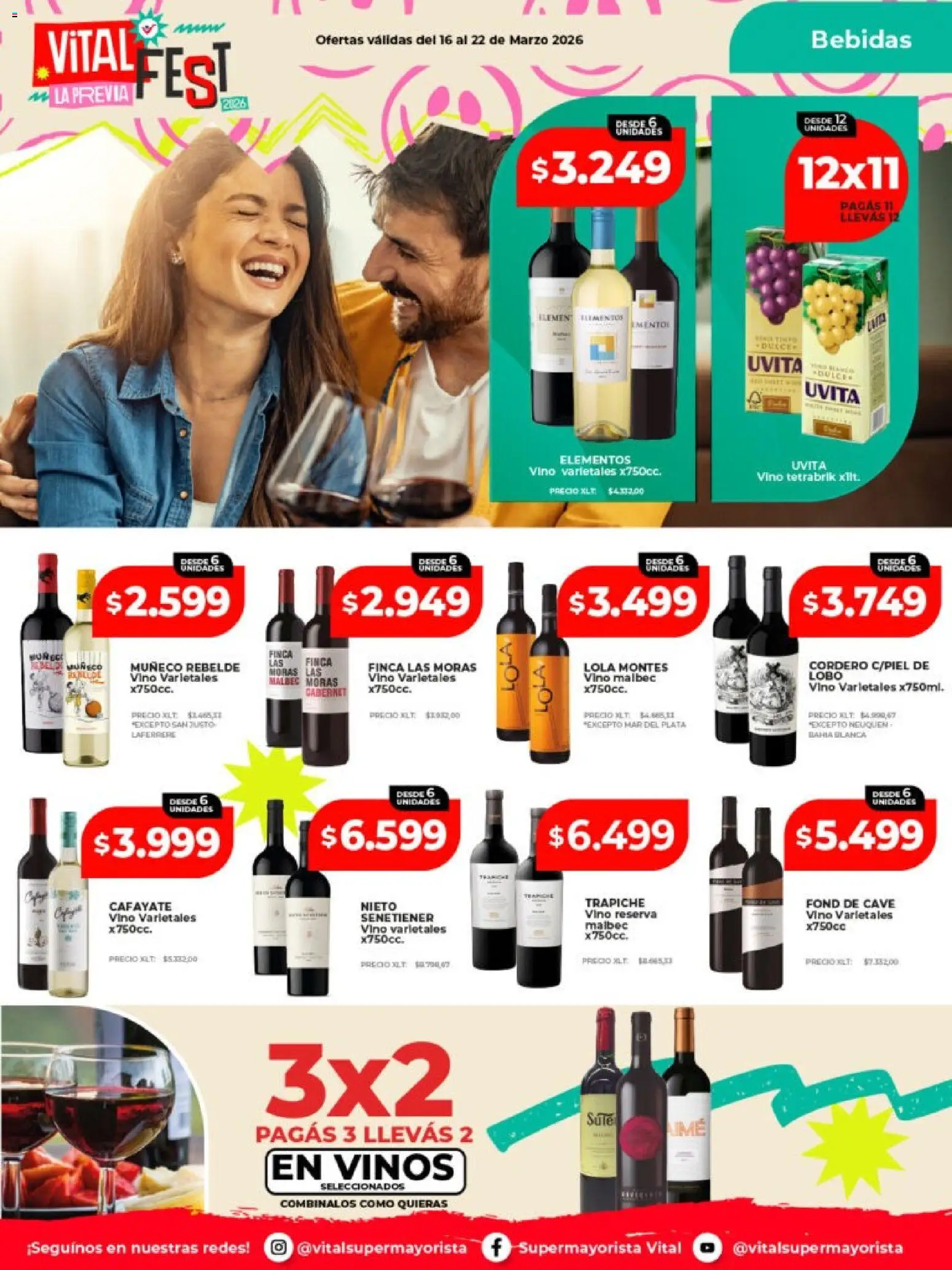 Vital - Ofertas - Laferrere  │ válido desde el 16.03.2026 | Página: 17 | Productos: Vino