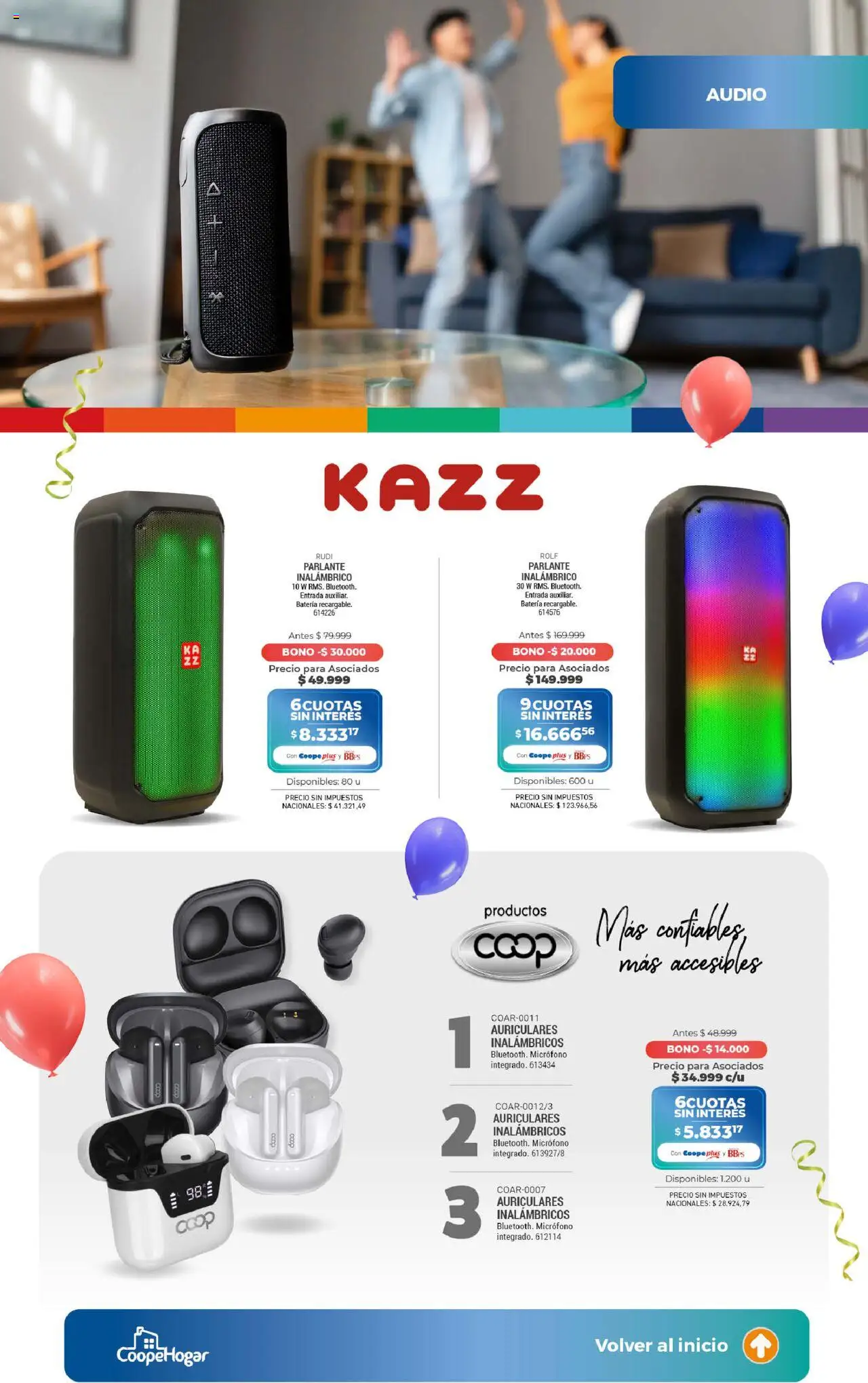 Cooperativa Obrera catálogo │ válido desde el 20.10.2025 | Página: 10 | Productos: Audio, Auriculares, Micrófono, Batería