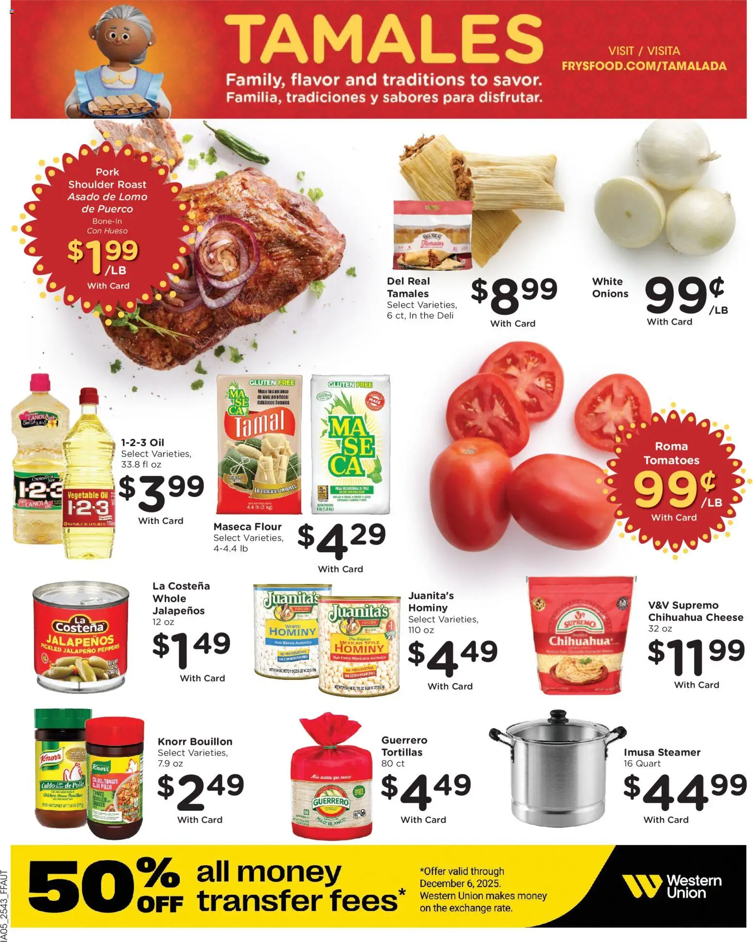Fry's Food Weekly Ad - valid from 28.11.2025 | Page: 14 | Products: Peppers, Jalapeno peppers, Oil, Tomatoes