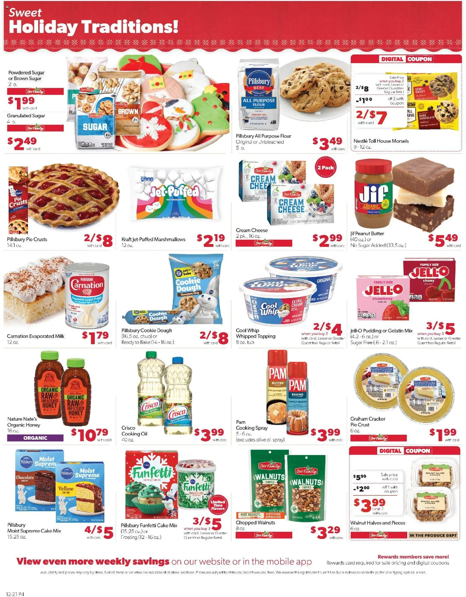 Family Fare Weekly Ad - NE - valid from 21.12.2025 | Page: 9 | Products: Butter, Cheese, Cream, Chocolate Chip