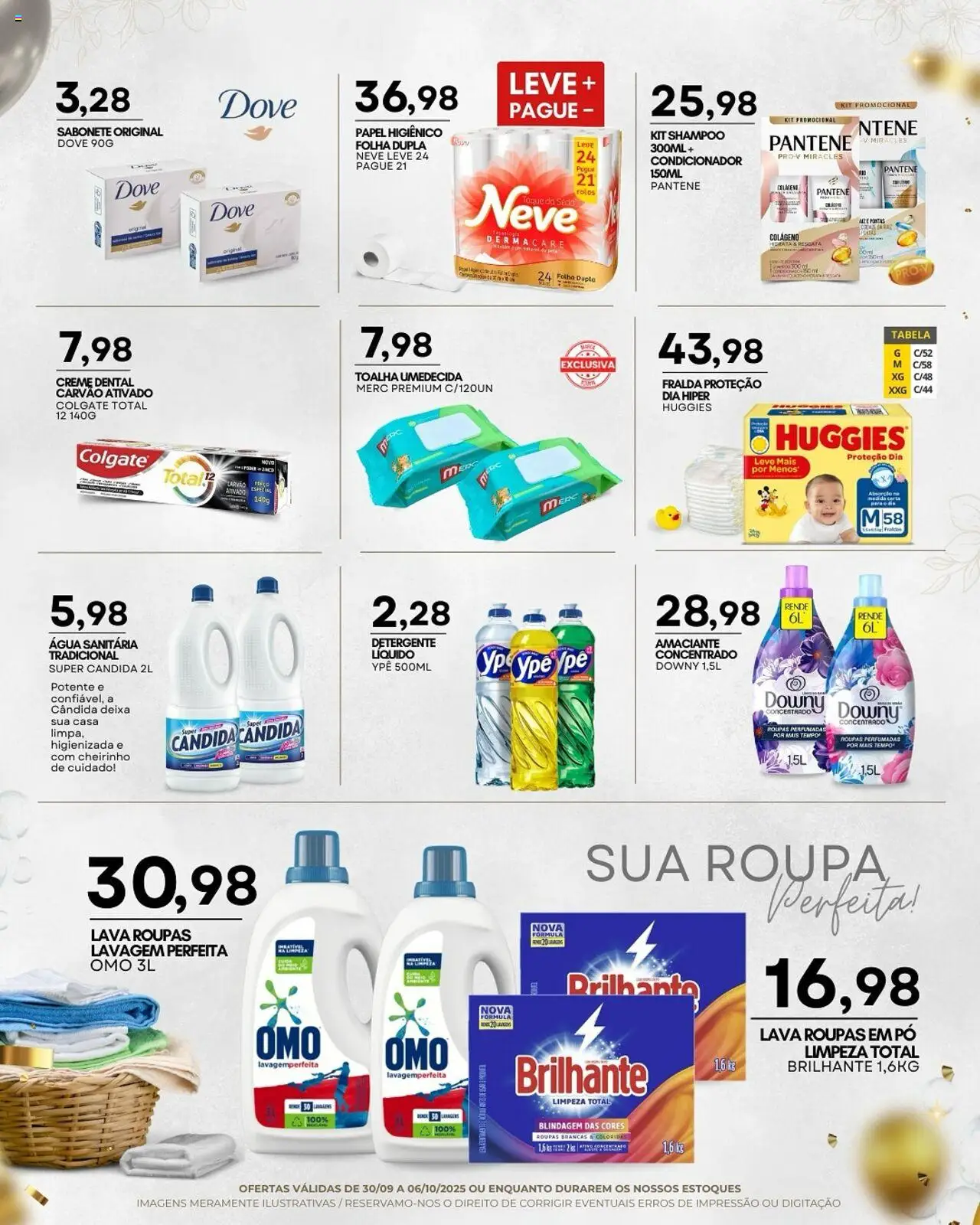 Mercadão Atacadista Folheto - válido de 30.09.2025 | Página: 11 | Produtos: Colágeno, Condicionador, Papel higiênico, Água sanitária