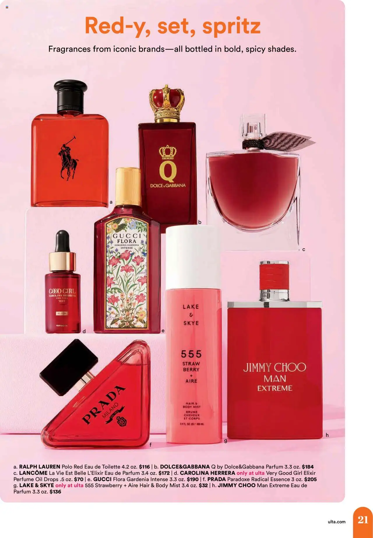 Ulta Beauty Weekly Ad - valid from 03.08.2025 | Page: 21 | Products: Perfume, Eau de toilette, Oil