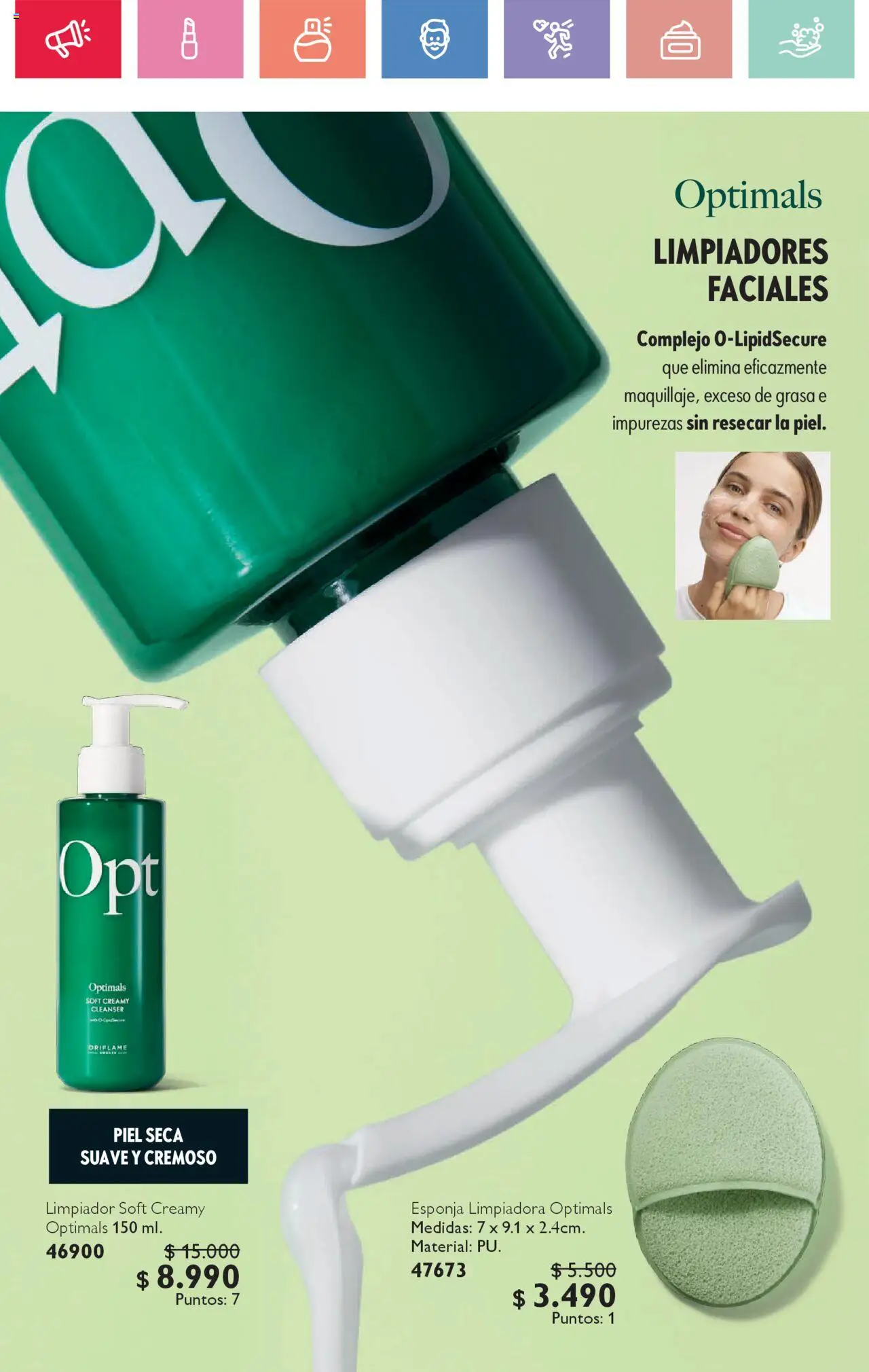 Oriflame catálogo │ válido desde el 23.08.2025 | Página: 10 | Productos: Esponja, Limpiador