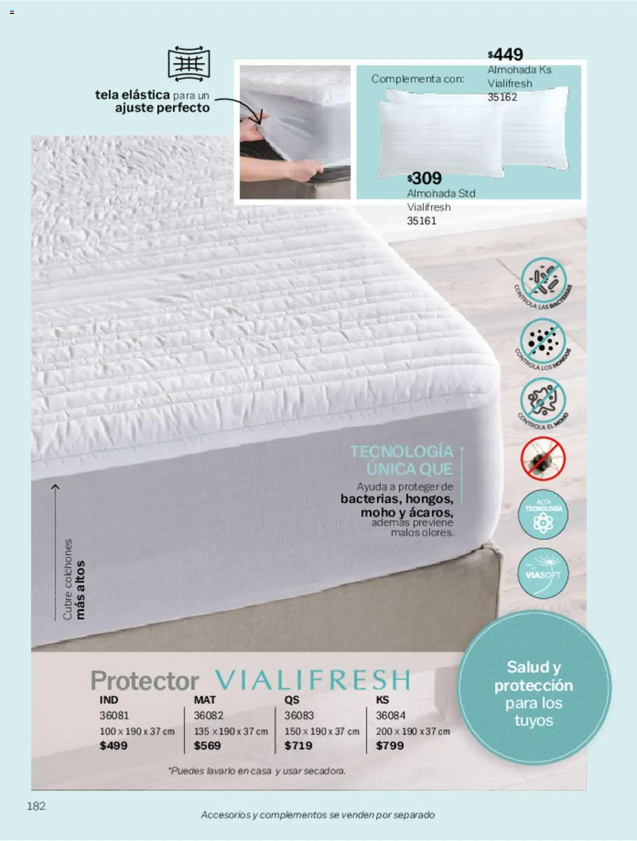 Nuevas ofertas de Vianney válidas en toda la República Mexicana desde el 07.03.2025. ¡Encuentra las mejores ofertas en Vianney catálogo Primavera! | Página: 186 | Productos: Hongos, Almohada, Moño