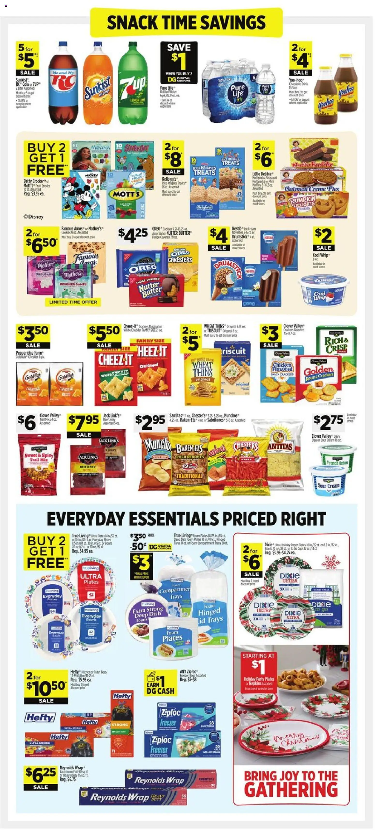 Dollar General Weekly Ad - TX - valid from 30.11.2025 | Page: 5 | Products: Butter, Bow, Lemon, Freezer