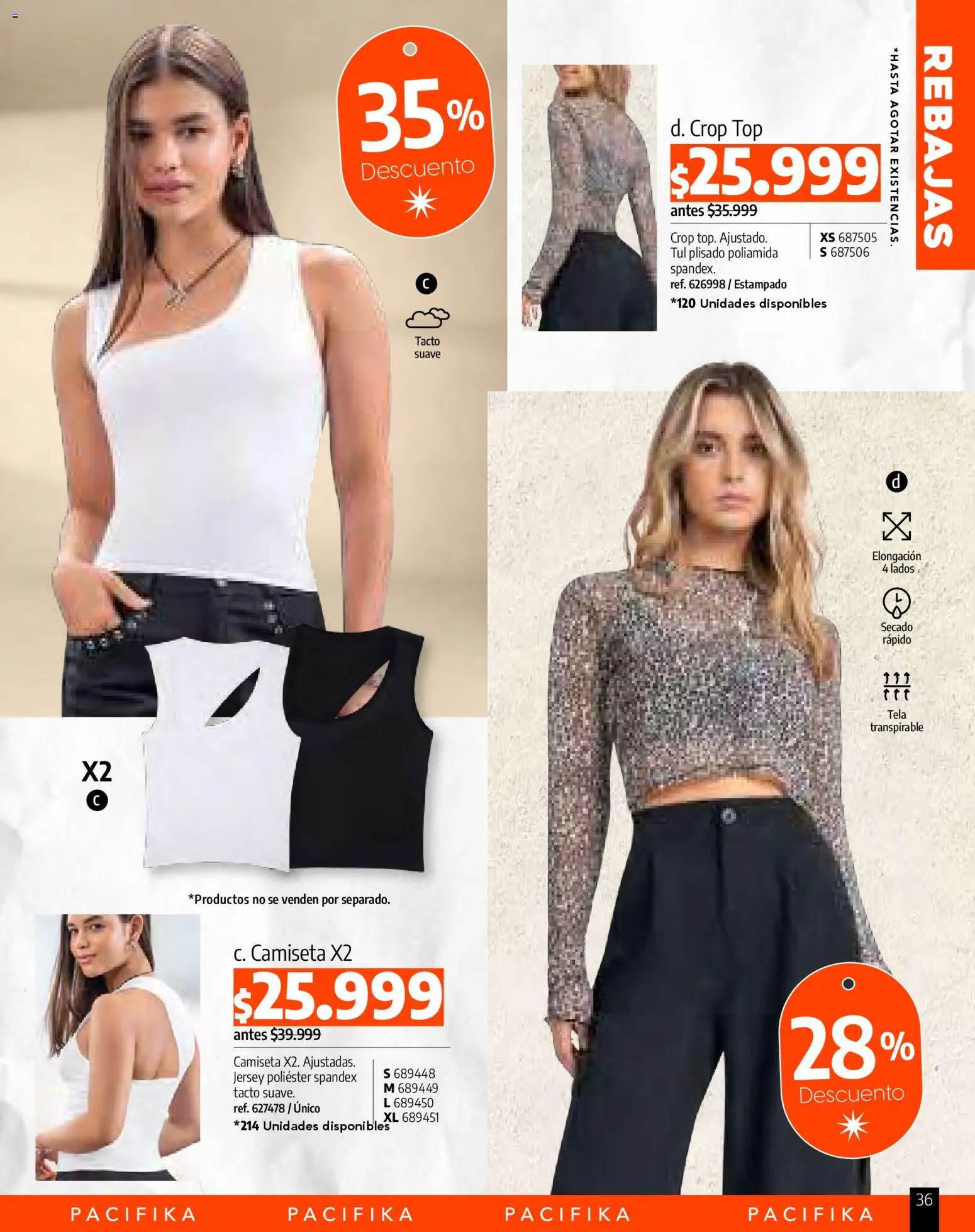 Pacifika revista - valida desde el 01.04.2026 | Página: 267 | Productos: Camiseta, Top