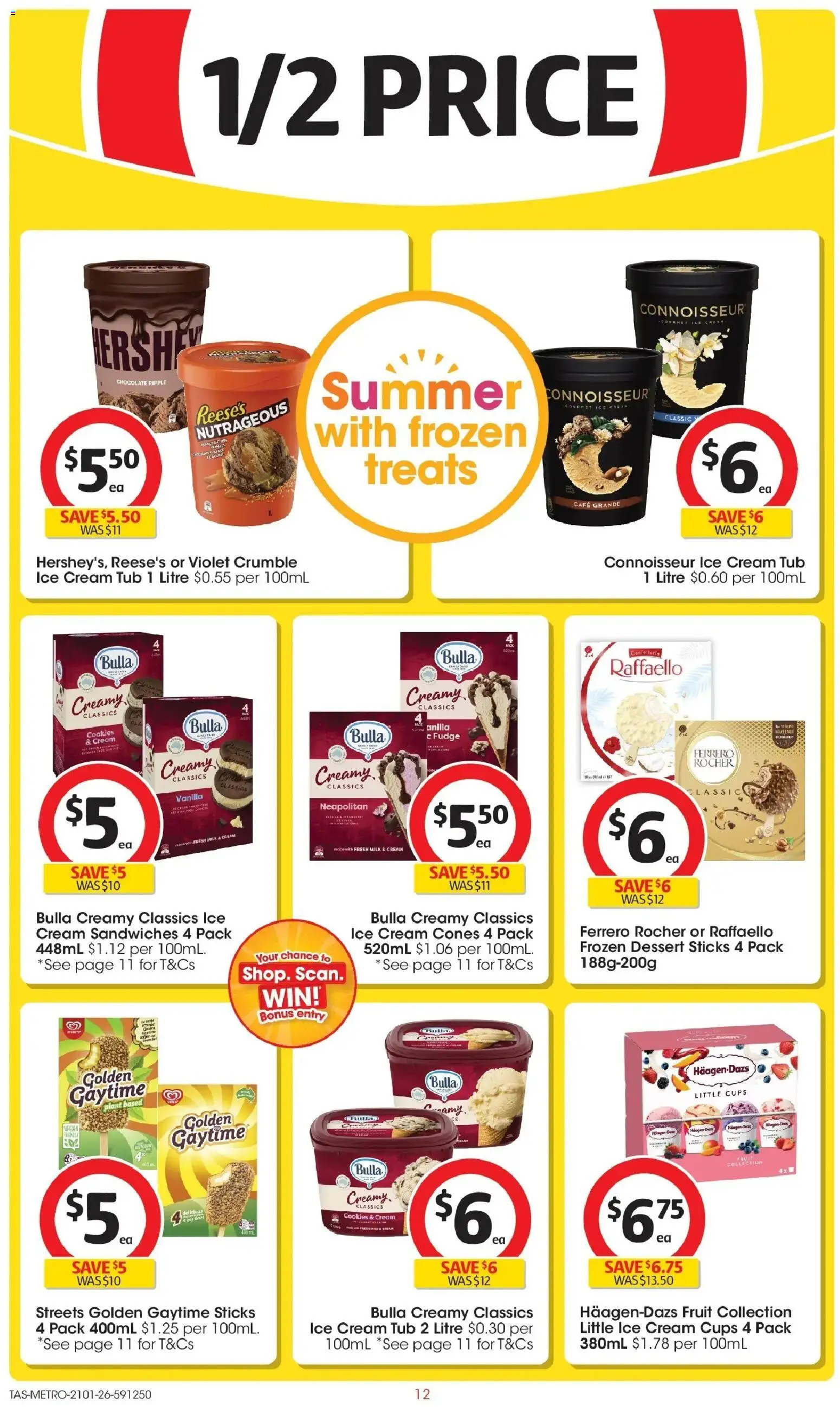 Coles catalogue - valid from 11.02.2026 | Page: 12 | Products: Cups, Plant, Cream, Ice cream