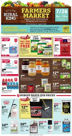 Preview of Rural King weekly ads valid from 24.07.2025