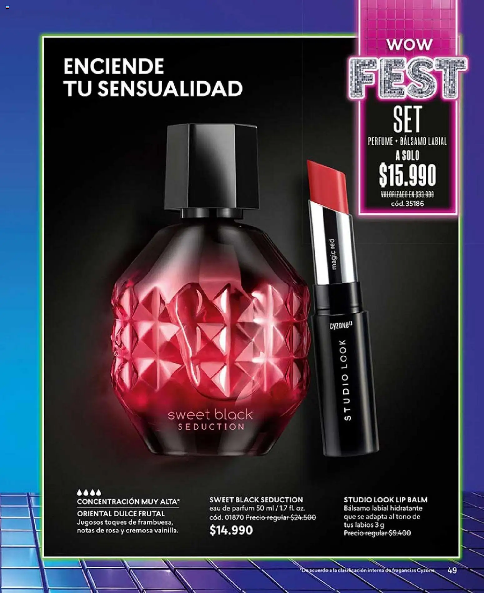 Catálogo CyZone Campaña 4 │ válido desde el 15.02.2026 | Página: 49 | Productos: Bálsamo, Perfume, Labial