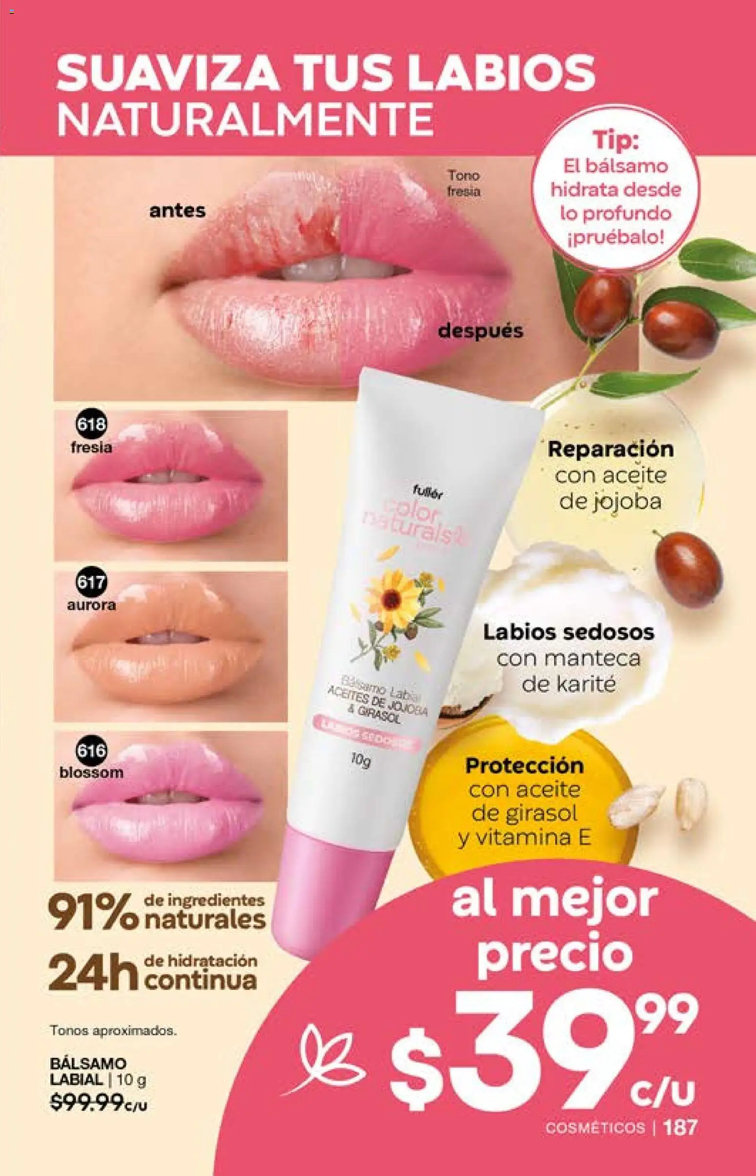 Nuevas ofertas de Fuller válidas en toda la República Mexicana desde el 29.04.2026. ¡Encuentra las mejores ofertas en Fuller campaña 2 2026! | Página: 187 | Productos: Aceite, Bálsamo