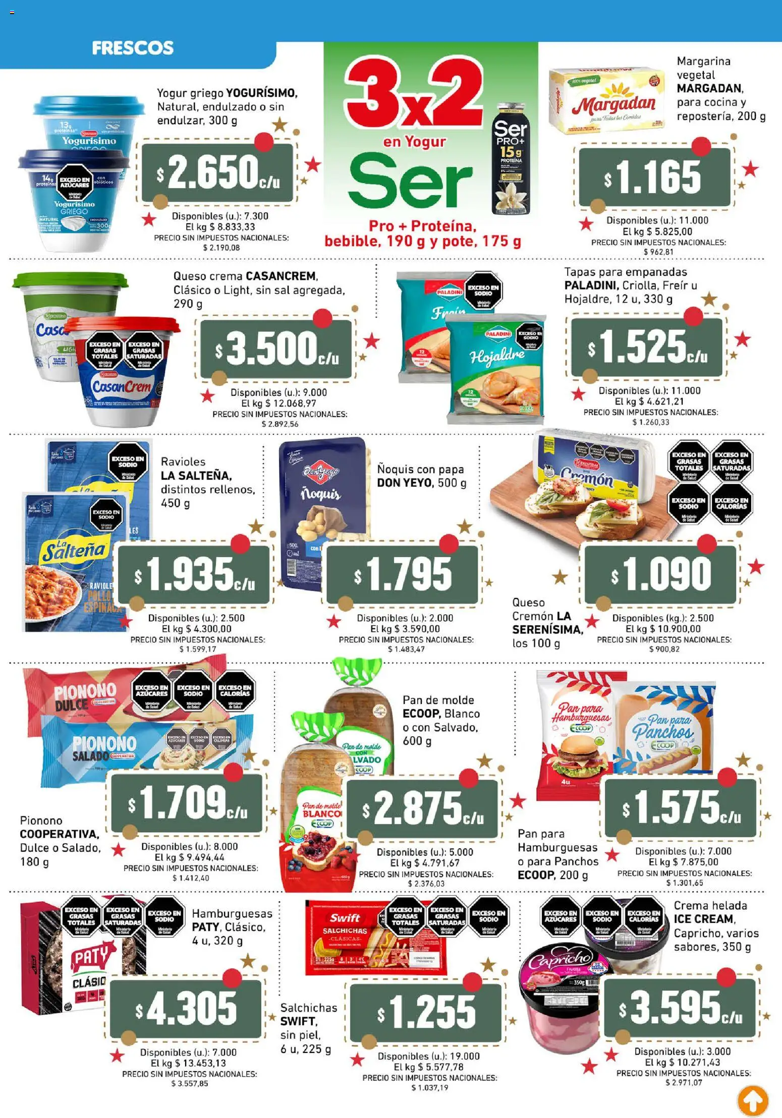 Cooperativa Obrera - Ahorrón │ válido desde el 27.11.2025 | Página: 4 | Productos: Molde, Papa, Sal, Pan