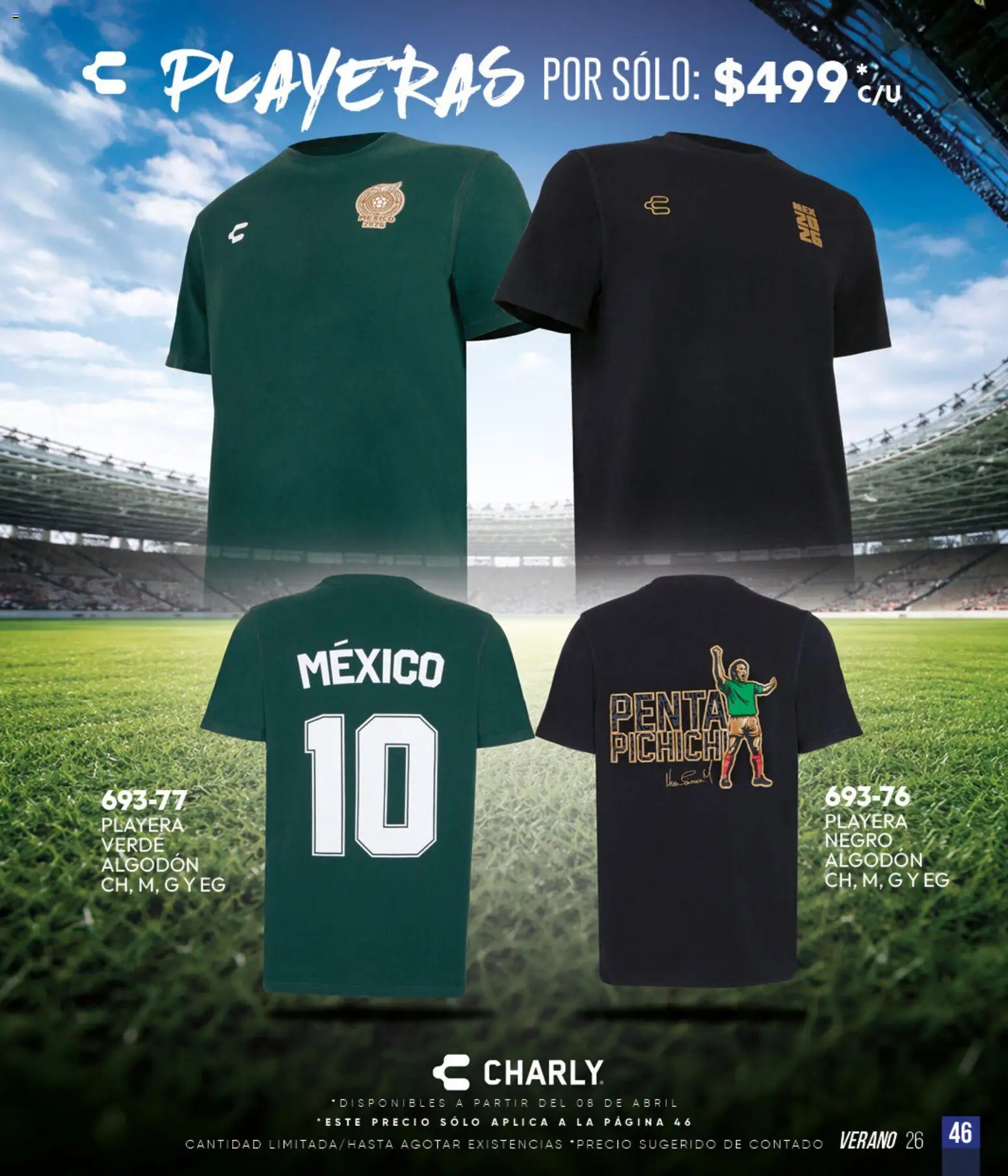 Nuevas ofertas de Cklass válidas en toda la República Mexicana desde el 05.03.2026. ¡Encuentra las mejores ofertas en Cklass catálogo Sportbrands Verano Caballero! | Página: 47 | Productos: Algodón, Playera