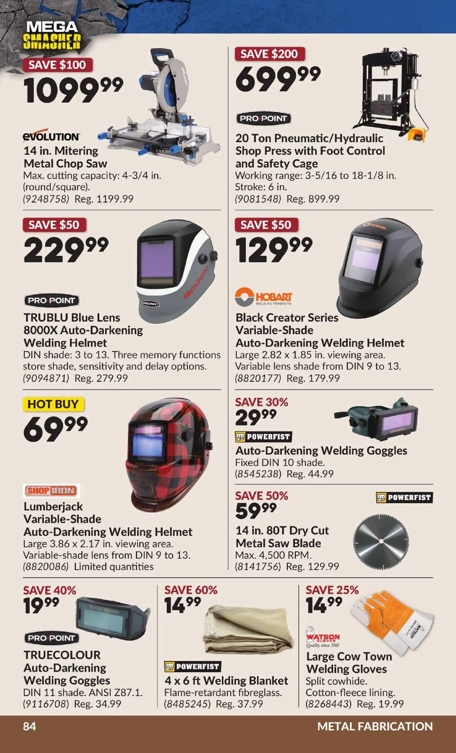 Princess Auto flyer valid from 18.11.2025 | Page: 97 | Products: Gloves, Iron, Blanket