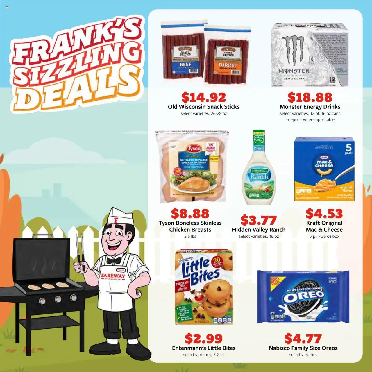 Fareway Weekly Ad - valid from 06.10.2025 | Page: 14 | Products: Box, Cheese, Chocolate, Beef