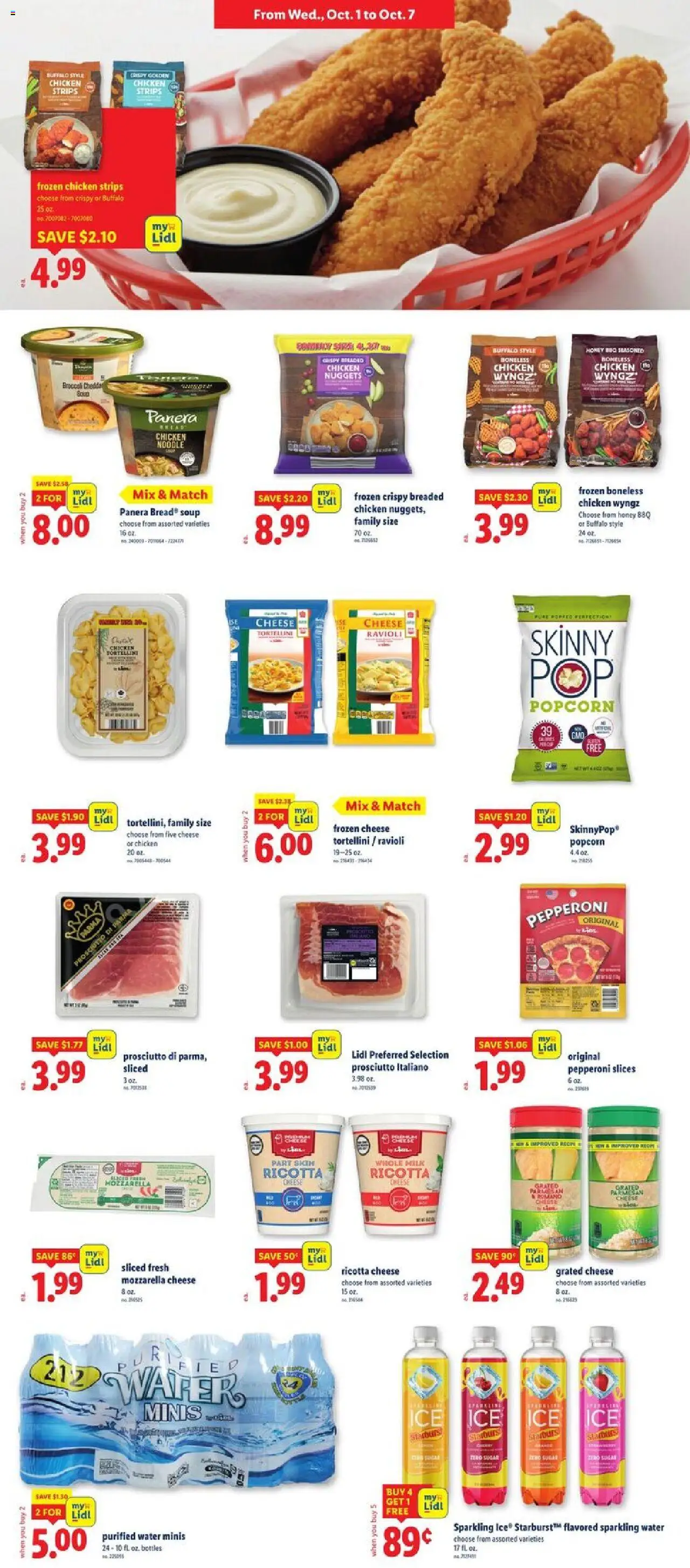 Lidl Weekly Ad - DC - valid from 01.10.2025 | Page: 3 | Products: Milk, Cheese, Water, Sugar