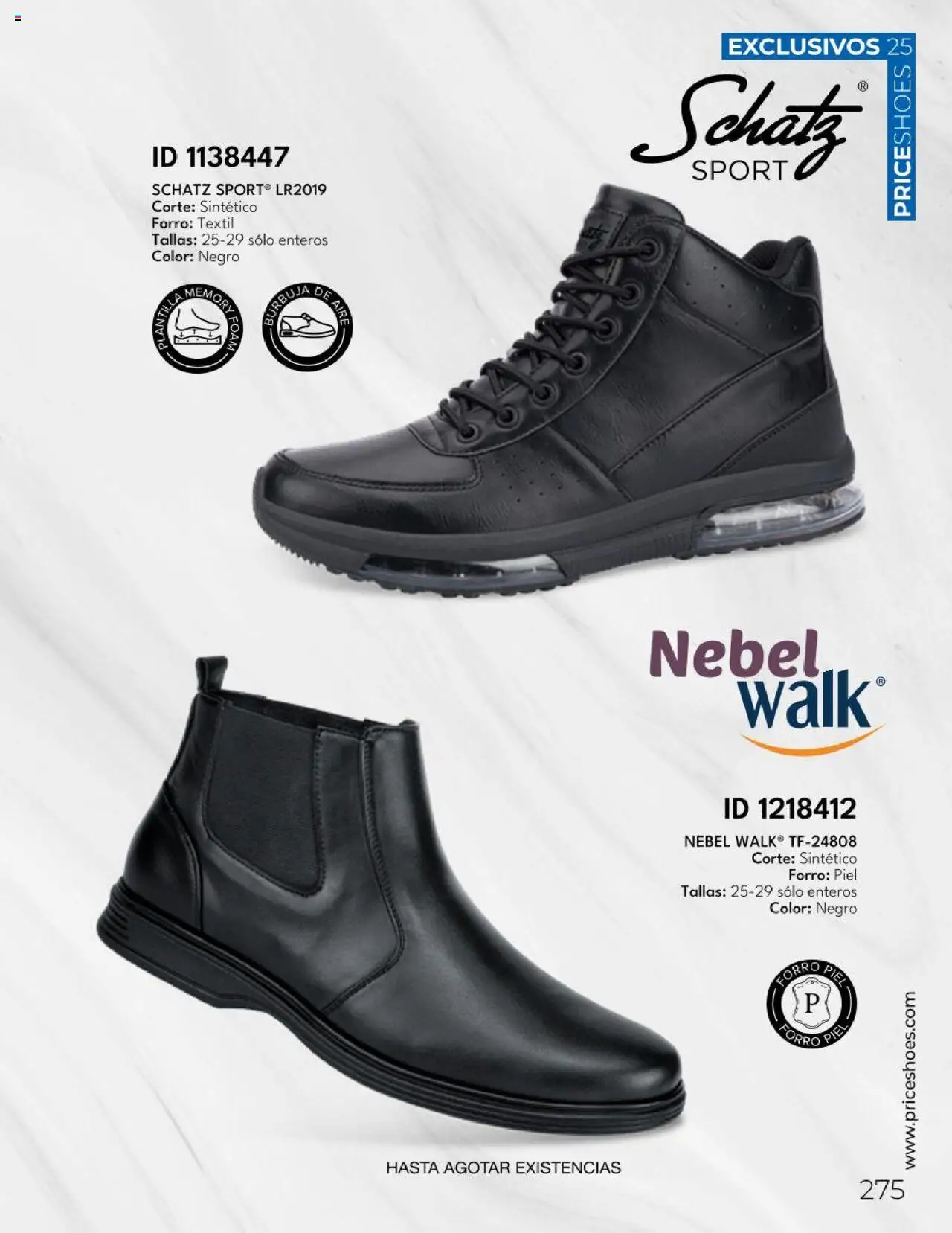 Nuevas ofertas de Price Shoes válidas en toda la República Mexicana desde el 26.06.2025. ¡Encuentra las mejores ofertas en Price Shoes catálogo Botas ! | Página: 275