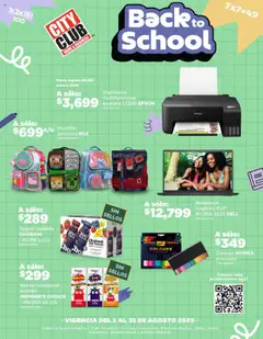 Vista previa de City Club - Catálogo, nuevo folleto de la tienda, válido en México a partir del 01.08.2025