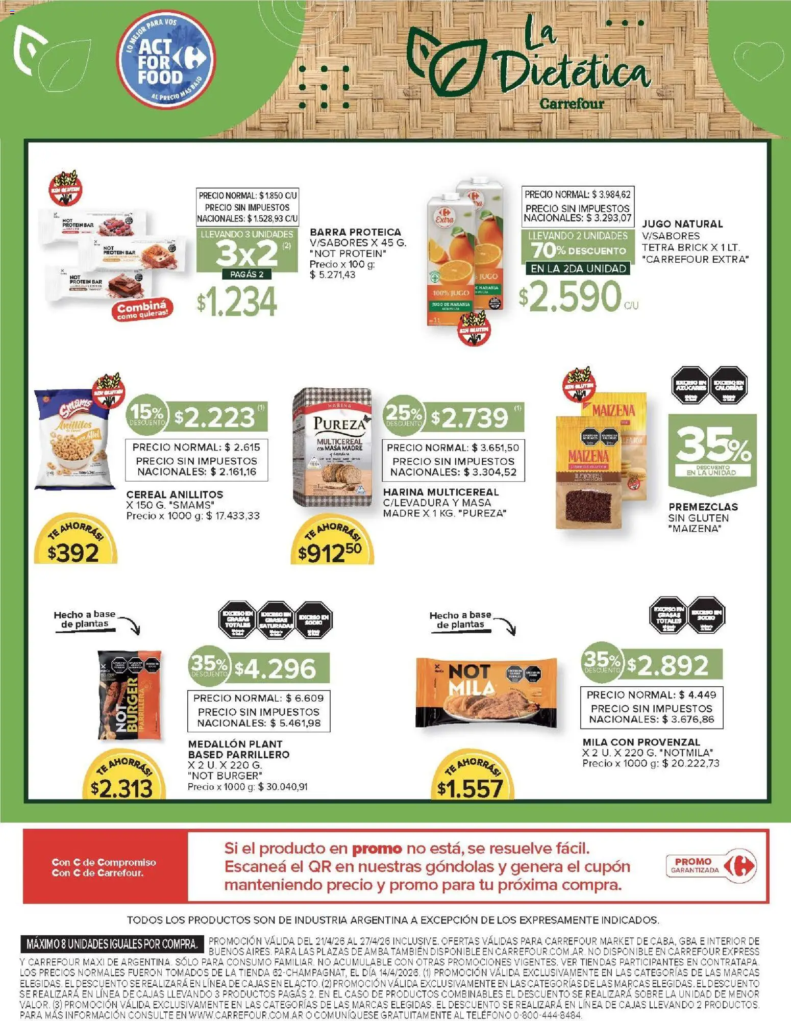 Carrefour ofertas │ válido desde el 21.04.2026 | Página: 48