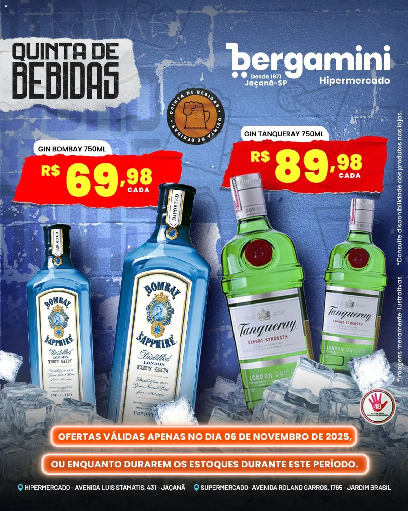 Supermercado Bergamini Folheto - válido de 06.11.2025 | Página: 11 | Produtos: Gin