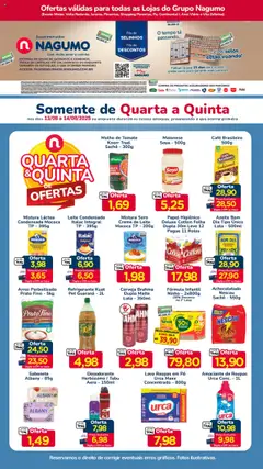 Nagumo - Ofertas Quarta e Quinta - Pré-Visualização do folheto da loja Nagumo, válido de 13.08.2025