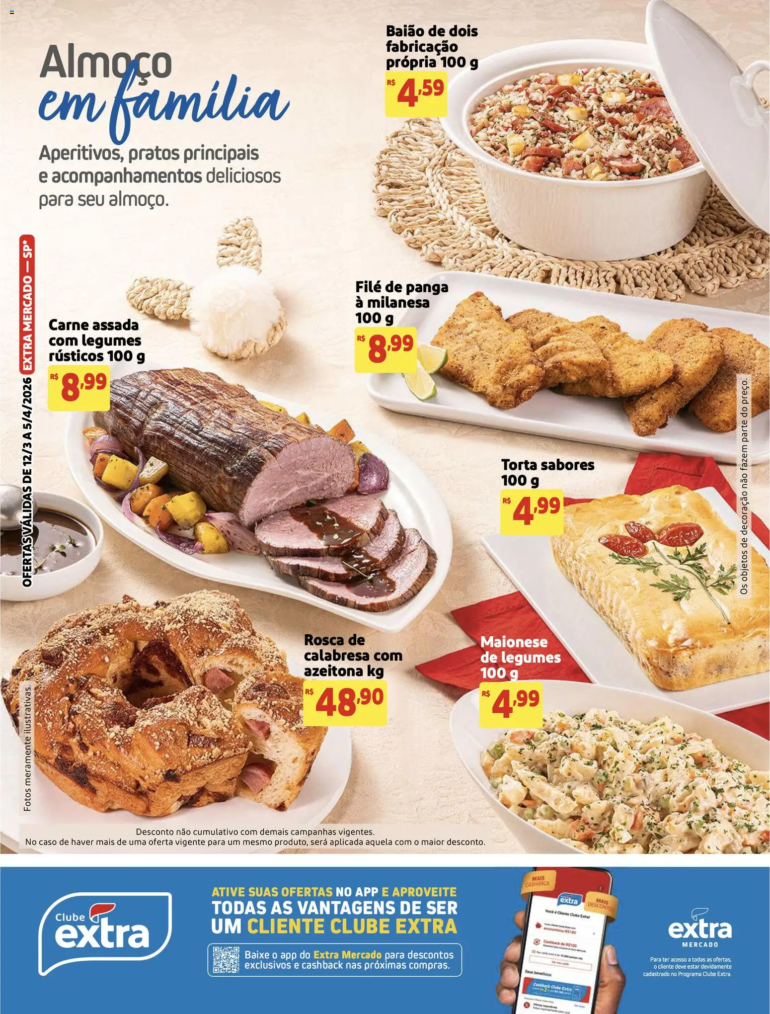 Extra Folheto - válido de 12.03.2026 | Página: 2 | Produtos: Carne, Maionese
