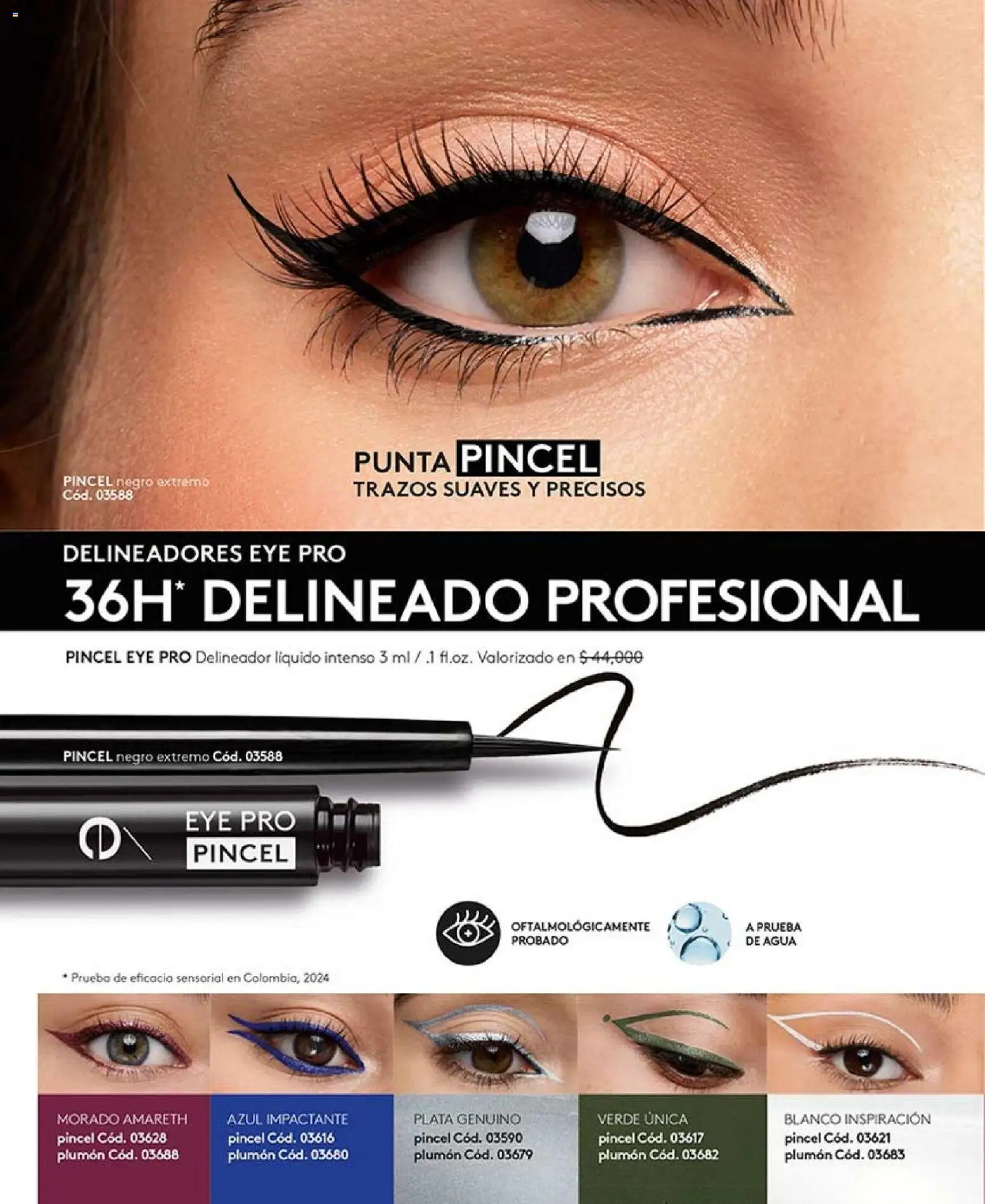 Ésika revista - valida desde el 01.03.2026 | Página: 57 | Productos: Agua, Delineador