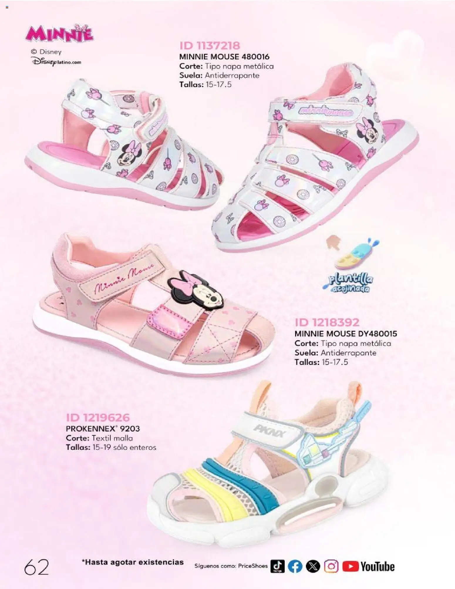 Nuevas ofertas de Price Shoes válidas en toda la República Mexicana desde el 06.12.2025. ¡Encuentra las mejores ofertas en Price Shoes catálogo Bebés! | Página: 62 | Productos: Mouse, Malla