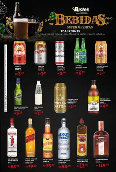 Bistek Supermercados - Ofertas Bebidas - Pré-Visualização do folheto da loja Bistek Supermercados, válido de 17.10.2025