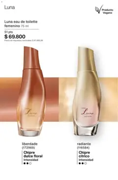 Vista previa Catálogo Natura Ciclo 1/2026 válido desde el 04.12.2025 | Página: 69 | Productos: Eau de toilette, Radiante