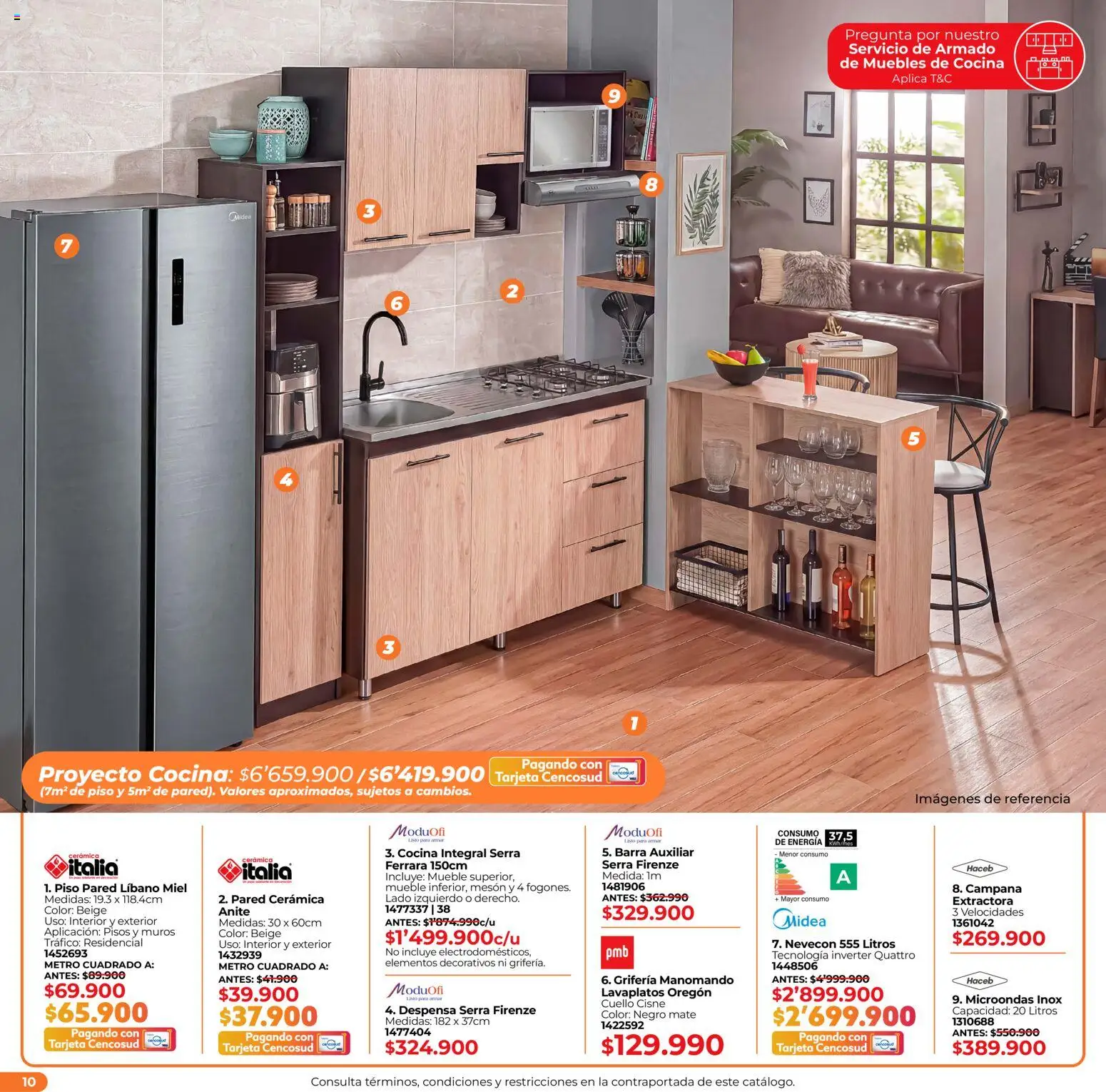 Easy revista - valida desde el 16.02.2026 | Página: 10 | Productos: Cocina, Cerámica, Microondas, Cuello