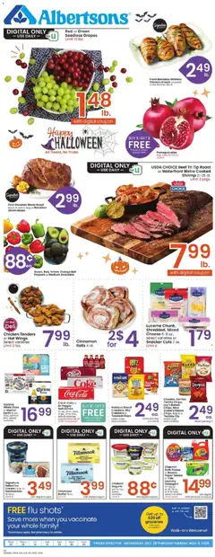 Preview of Albertsons weekly ads valid from 29.10.2025 | Page: 1