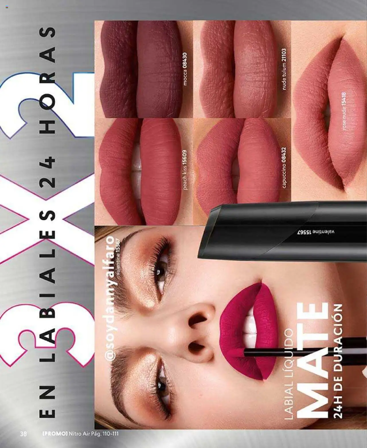 Catálogo CyZone Campaña 10 │ válido desde el 02.06.2025 | Página: 38 | Productos: Mate, Labial