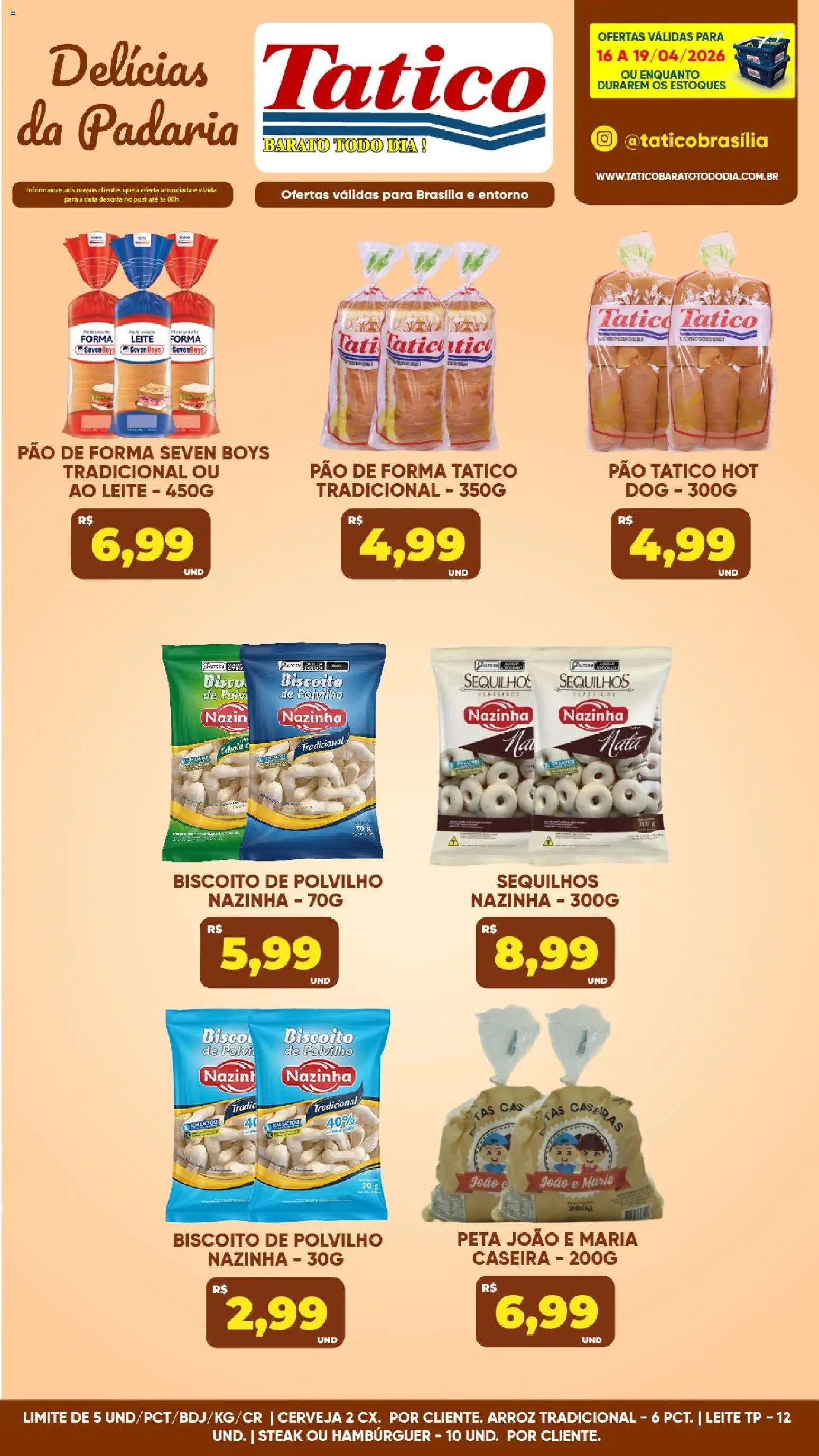 Tatico Folheto - válido de 18.04.2026 | Página: 26 | Produtos: Biscoito, Pão, Cerveja, Pão de forma