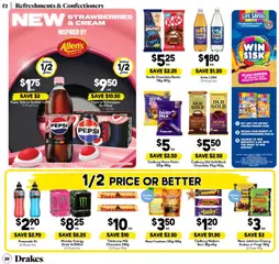 Preview of Drakes  Catalogue  - valid from 04.02.2026 | Page: 13 | Products: Dairy, Strawberries, Pepsi, Cream