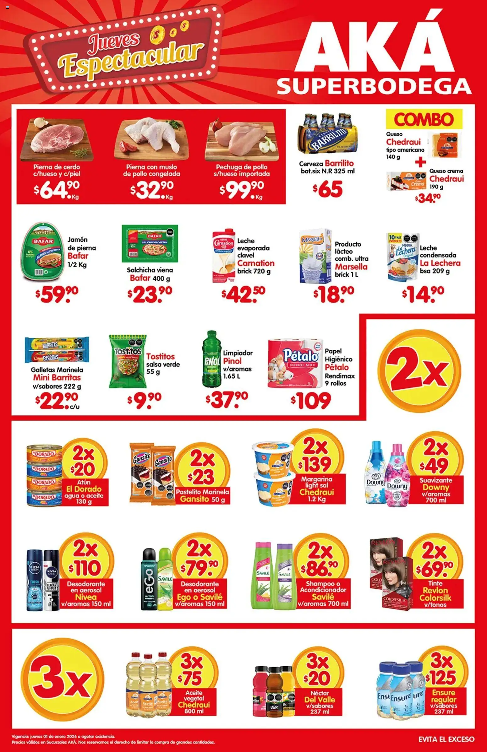 Nuevas ofertas de Arteli válidas en toda la República Mexicana desde el 01.01.2026. ¡Encuentra las mejores ofertas en Arteli folleto Aká Super Bodega ! | Página: 1