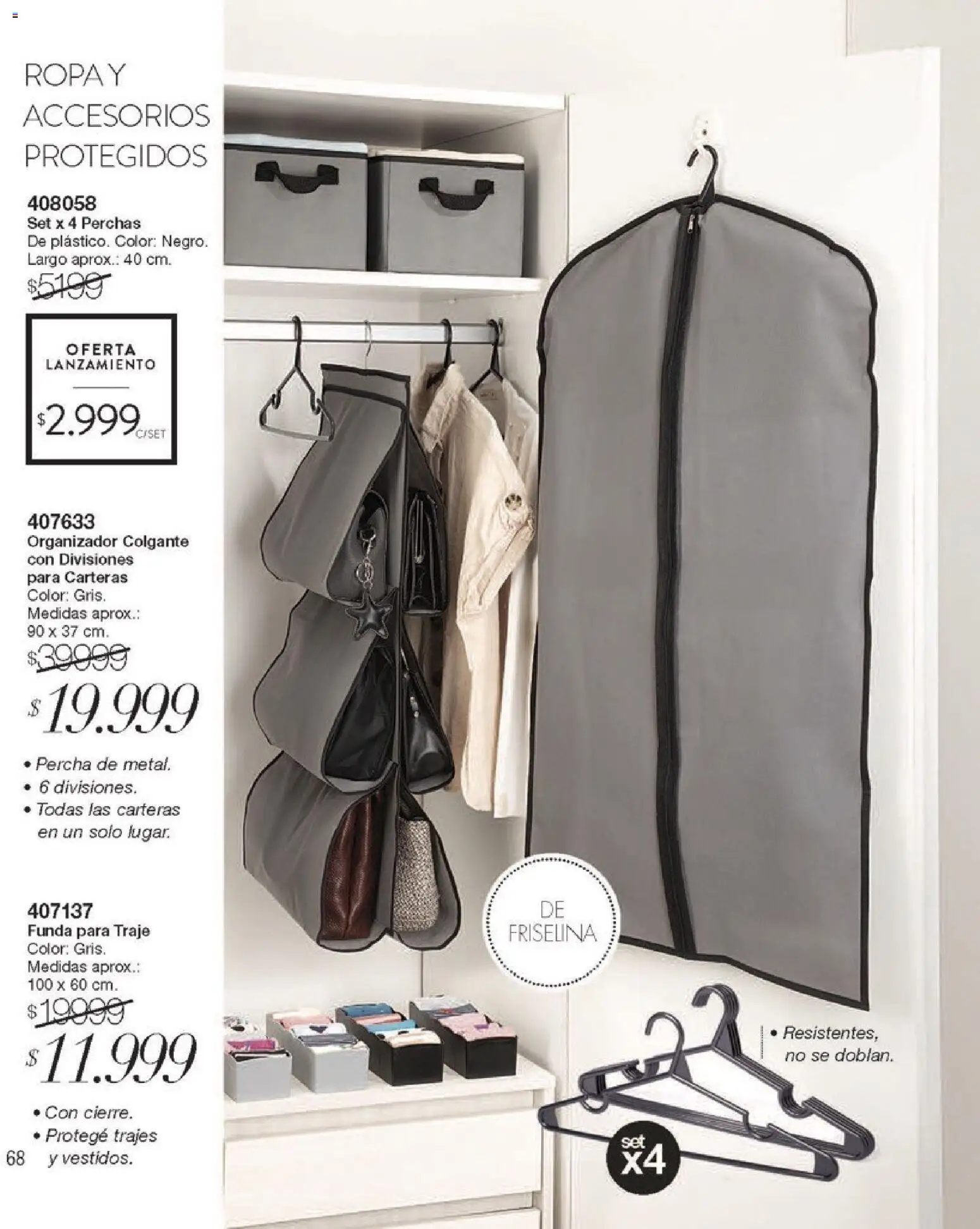 Violetta - Violetta Cosméticos │ válido desde el 18.03.2026 | Página: 68 | Productos: Organizador, Traje, Funda para traje, Percha