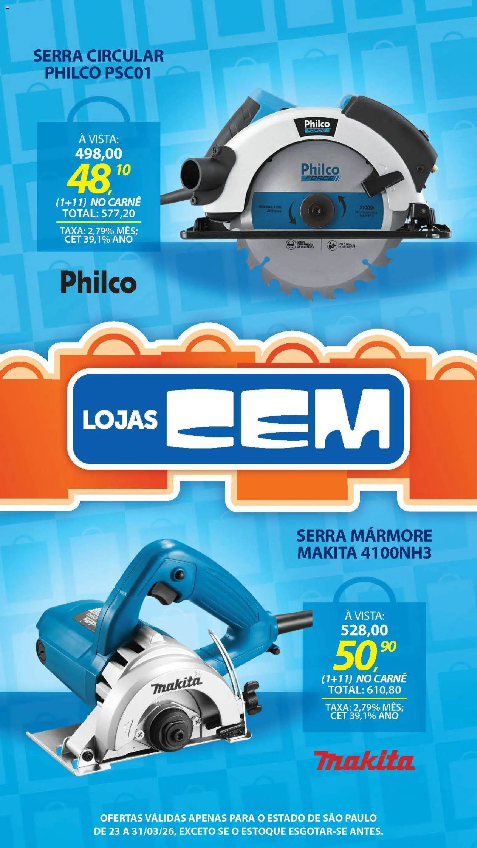 Lojas Cem Folheto - válido de 23.03.2026 | Página: 117