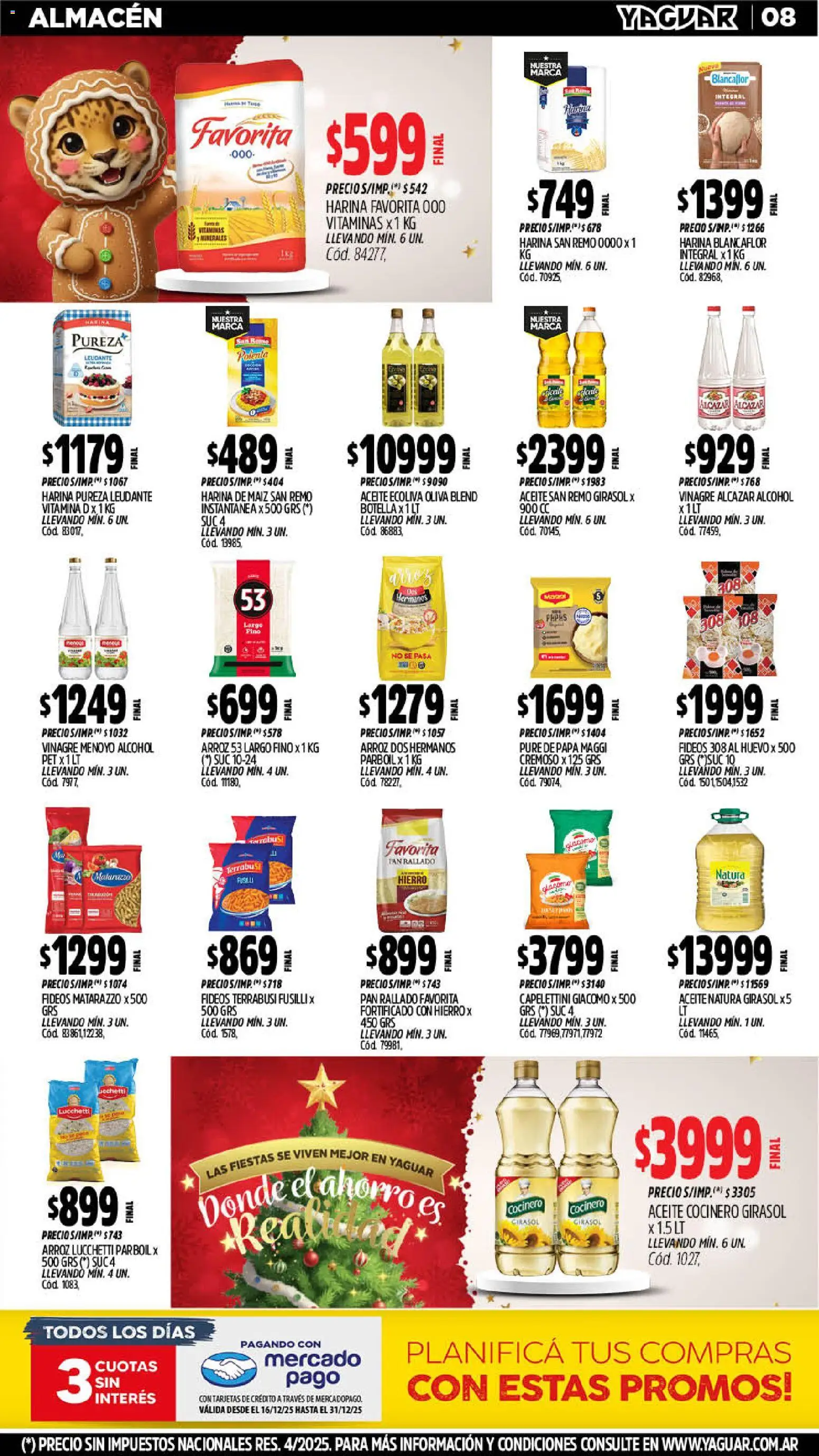 Yaguar catálogo │ válido desde el 29.12.2025 | Página: 9 | Productos: Botella, Vinagre, Huevo, Pan