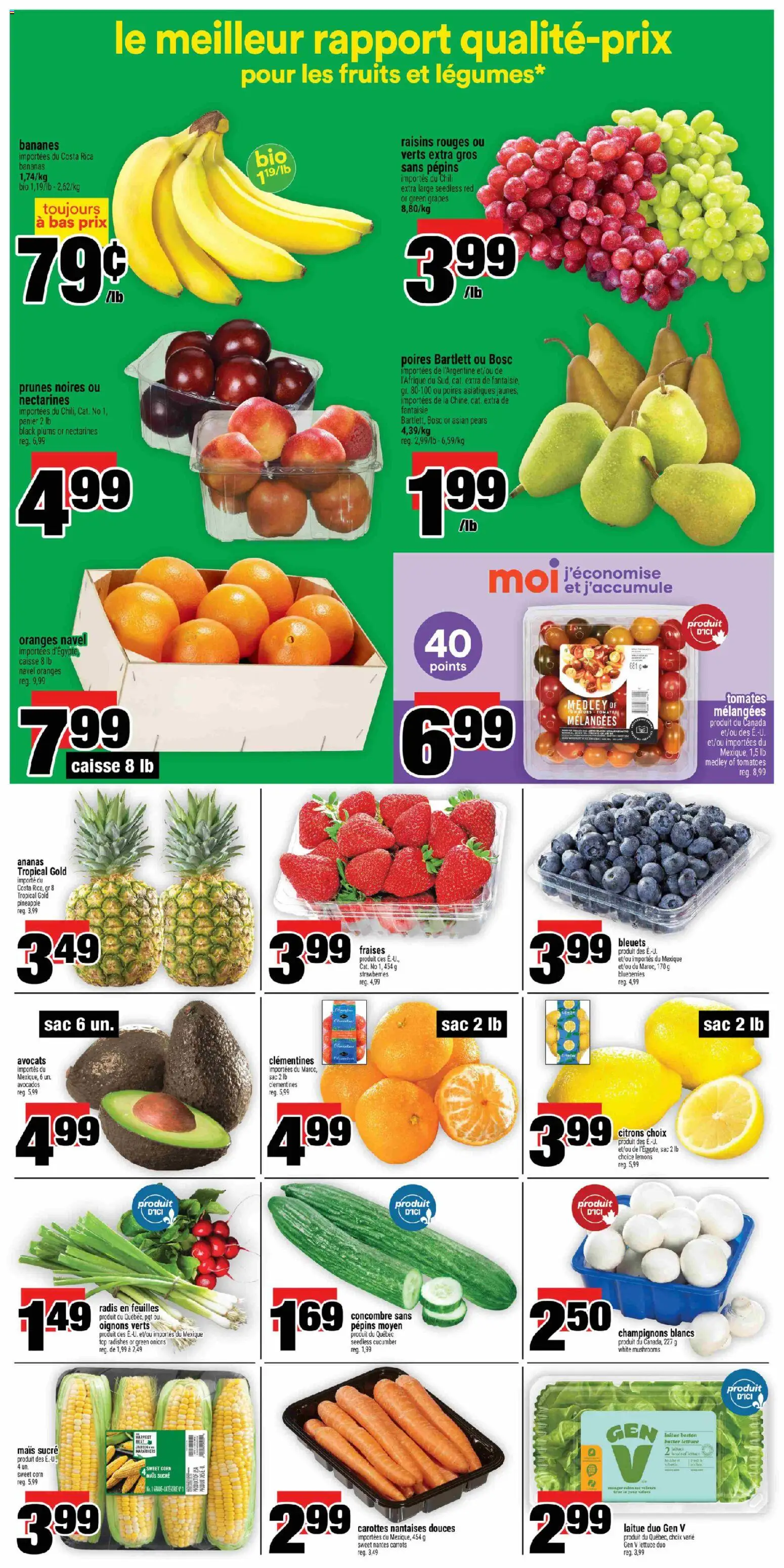 Super C flyer valid from 30.04.2026 | Page: 6 | Products: Pineapple, Oranges, Tomatoes, Bananas