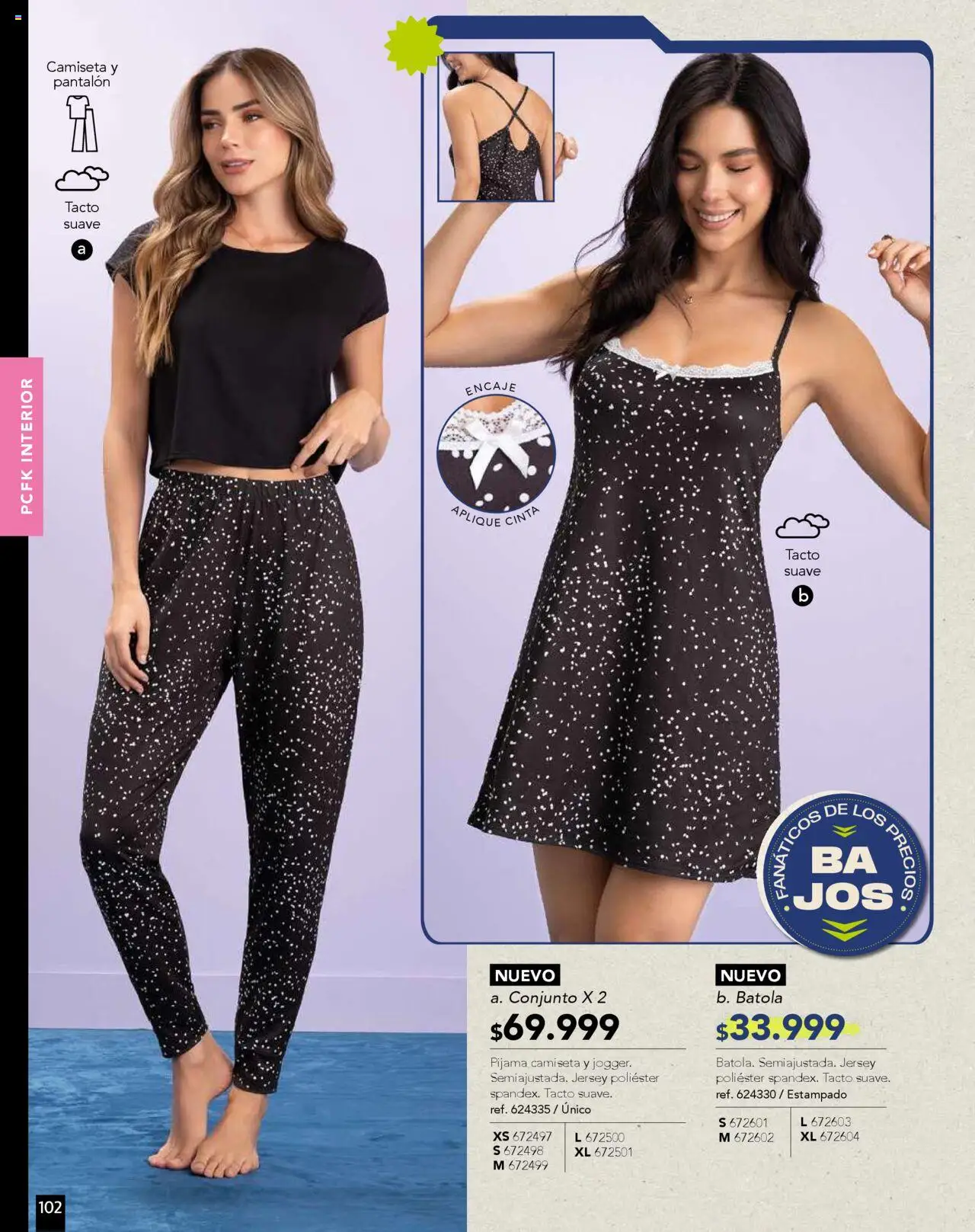Pacifika revista - valida desde el 16.06.2025 | Página: 114 | Productos: Camiseta, Cinta, Conjunto, Pijama