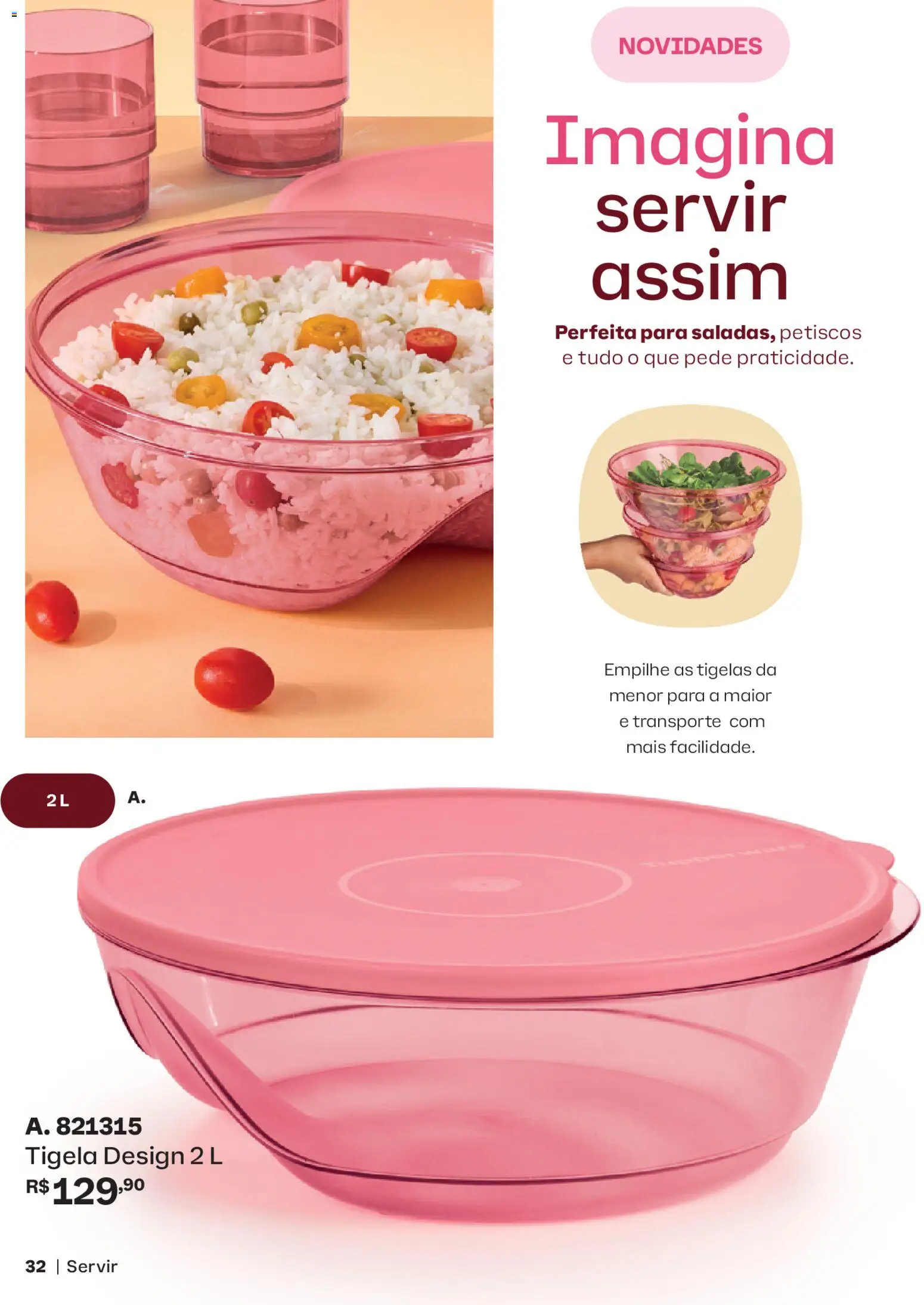 Tupperware Folheto - válido de 01.05.2026 | Página: 32 | Produtos: Tigela