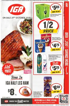 Preview of IGA Catalogue VIC - valid from 29.10.2025