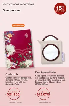 Vista previa Catálogo Natura Ciclo 3 válido desde el 09.02.2026 | Página: 46 | Productos: Toalla, Cinta, Bolsa, Cuaderno