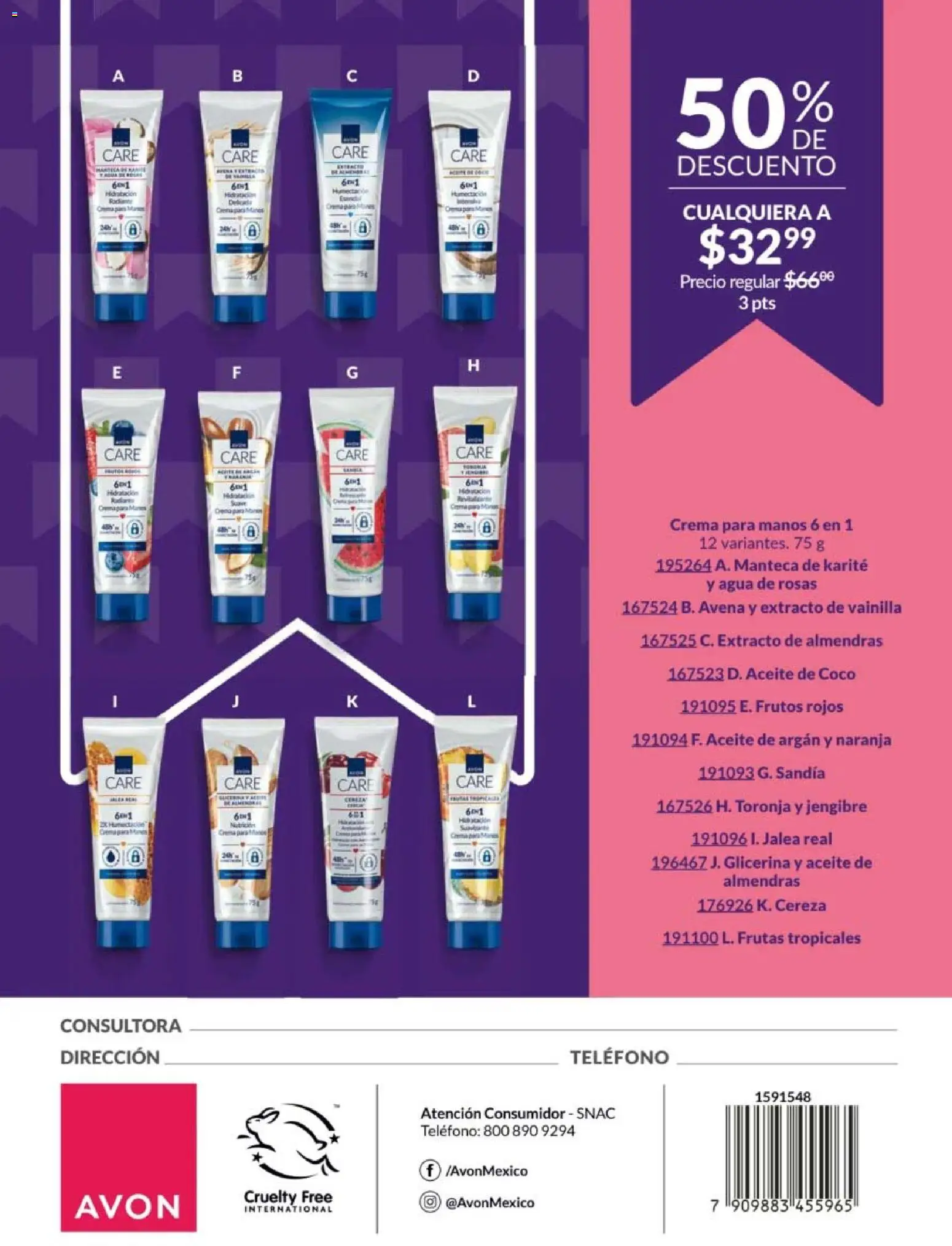 Nuevas ofertas de AVON válidas en toda la República Mexicana desde el 20.02.2026. ¡Encuentra las mejores ofertas en AVON campaña 4 2026! | Página: 190