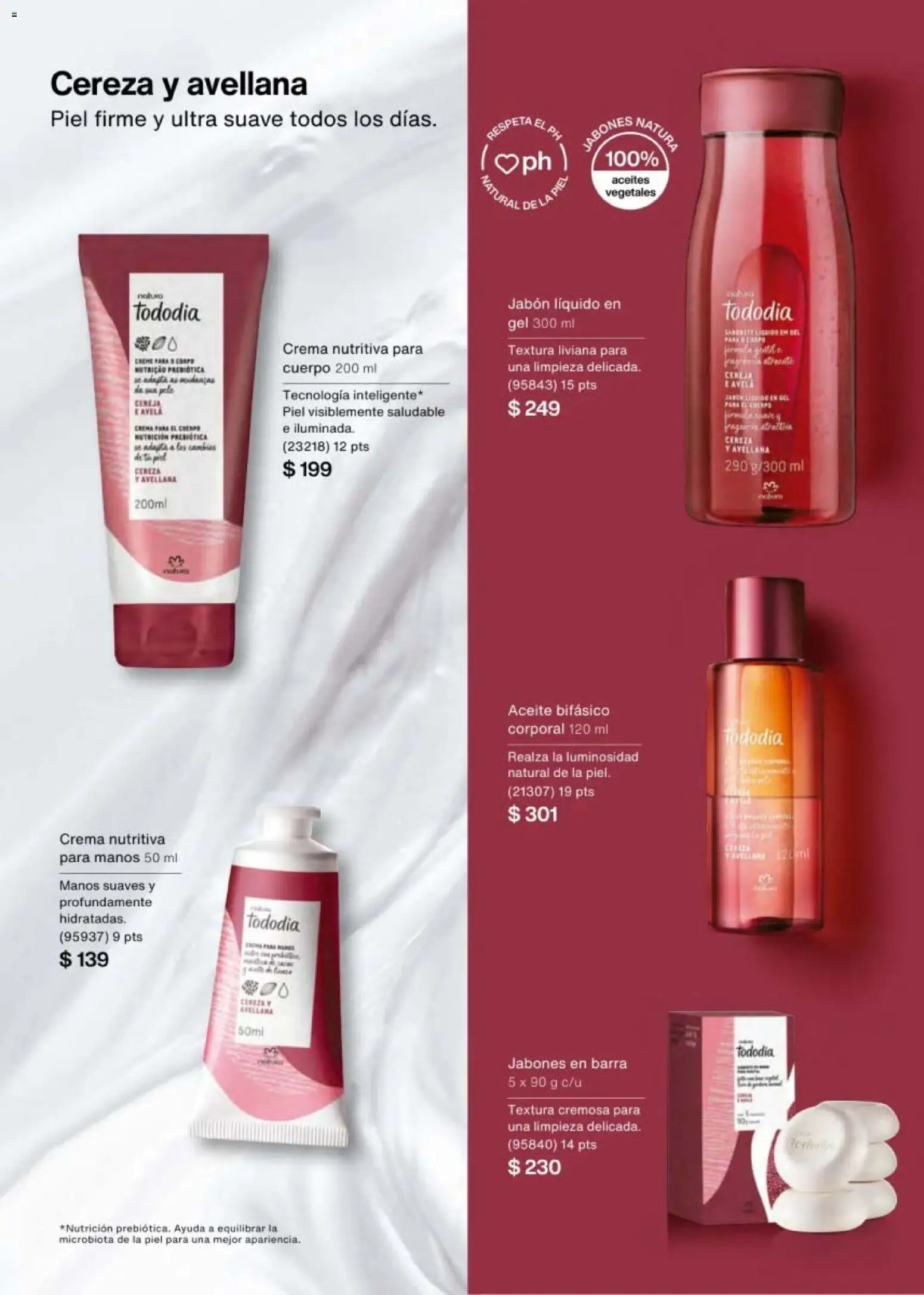 Nuevas ofertas de Natura válidas en toda la República Mexicana desde el 30.01.2026. ¡Encuentra las mejores ofertas en Natura campaña 3 2026! | Página: 114 | Productos: Crema, Aceite, Barra, Jabón