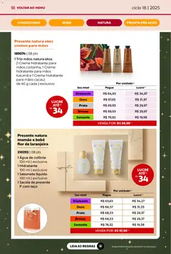Avon - Campanha 18: Minha Consultoria - Pré-Visualização do folheto da loja Avon, válido de 29.10.2025 | Página: 59 | Produtos: Creme, Sabonete, Sabonete líquido