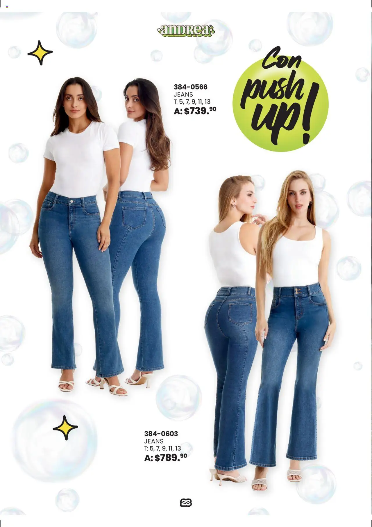Nuevas ofertas de Andrea válidas en toda la República Mexicana desde el 14.09.2025. ¡Encuentra las mejores ofertas en Andrea - Catálogo Denim Urbano! | Página: 28